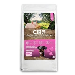 KARMA SUCHA DLA PSA WIEPRZOWINA Z ZIEMNIAKAMI DUŻE RASY ADULT CIRO 5KG