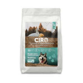 KARMA SUCHA DLA PSA DZICZYZNA Z ZIEMNIAKMI dla małych rasa 1.5kg CIRO