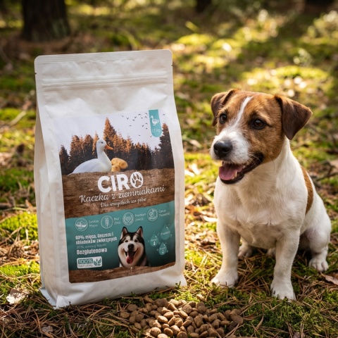 KARMA SUCHA DLA PSA DZICZYZNA Z ZIEMNIAKMI dla małych rasa 1.5kg CIRO