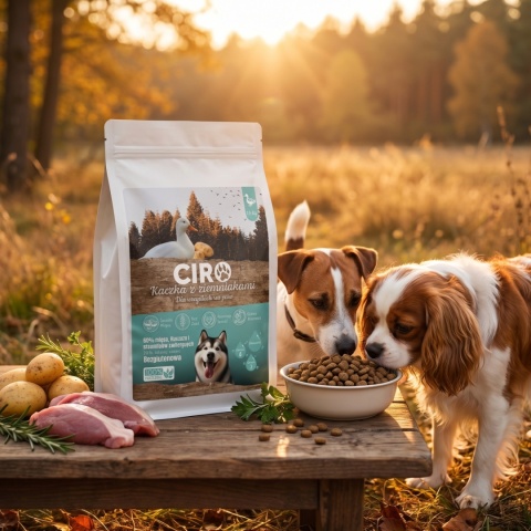 KARMA SUCHA DLA PSA DZICZYZNA Z ZIEMNIAKMI dla małych rasa 1.5kg CIRO