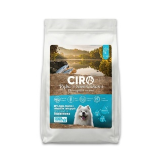 KARMA SUCHA DLA PSA WIEPRZOWINA Z ZIEMNIAKMI dla małych rasa 1.5kg CIRO