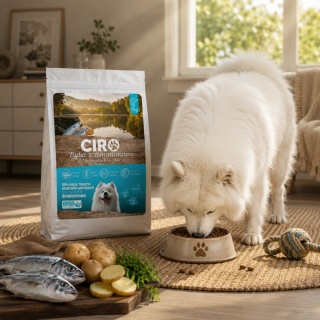 KARMA SUCHA DLA PSA KACZKA Z ZIEMNIAKMI WSZYSTKIE RASY CIRO PREMIUM 5KG