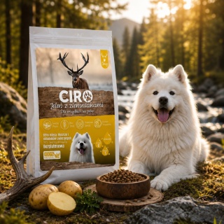 KARMA SUCHA DLA PSA JELEŃ Z ZIEMNIAKMI WSZYSTKIE RASY CIRO PREMIUM 5KG