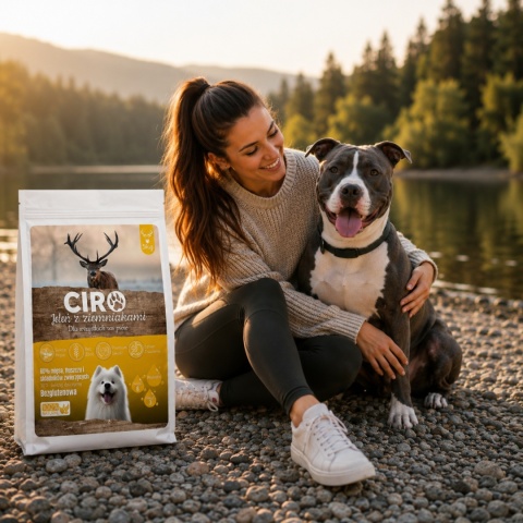 KARMA SUCHA DLA PSA JELEŃ Z ZIEMNIAKMI WSZYSTKIE RASY CIRO PREMIUM 5KG