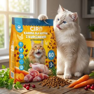 KARMA SUCHA DLA KOTA Z DROBIEM 60% MIĘSA 3KG - obrazek 3