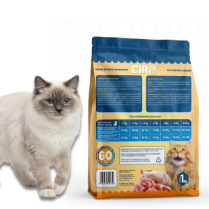 KARMA SUCHA DLA KOTA Z DROBIEM 60% MIĘSA 1KG - obrazek 2