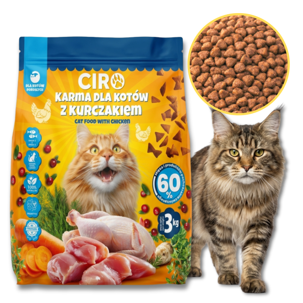 kot kurczak 3kg