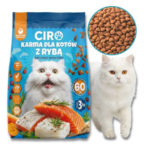 kot ryba 3kg